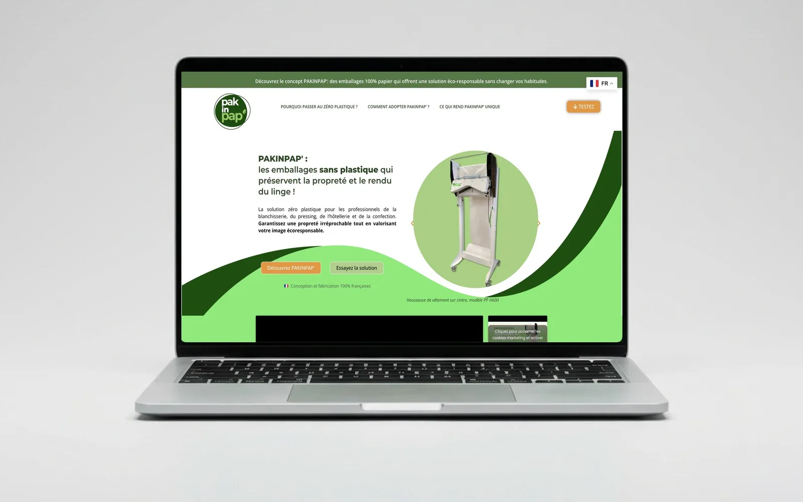 PAKINPAP', projet réalisé par OVM Communication