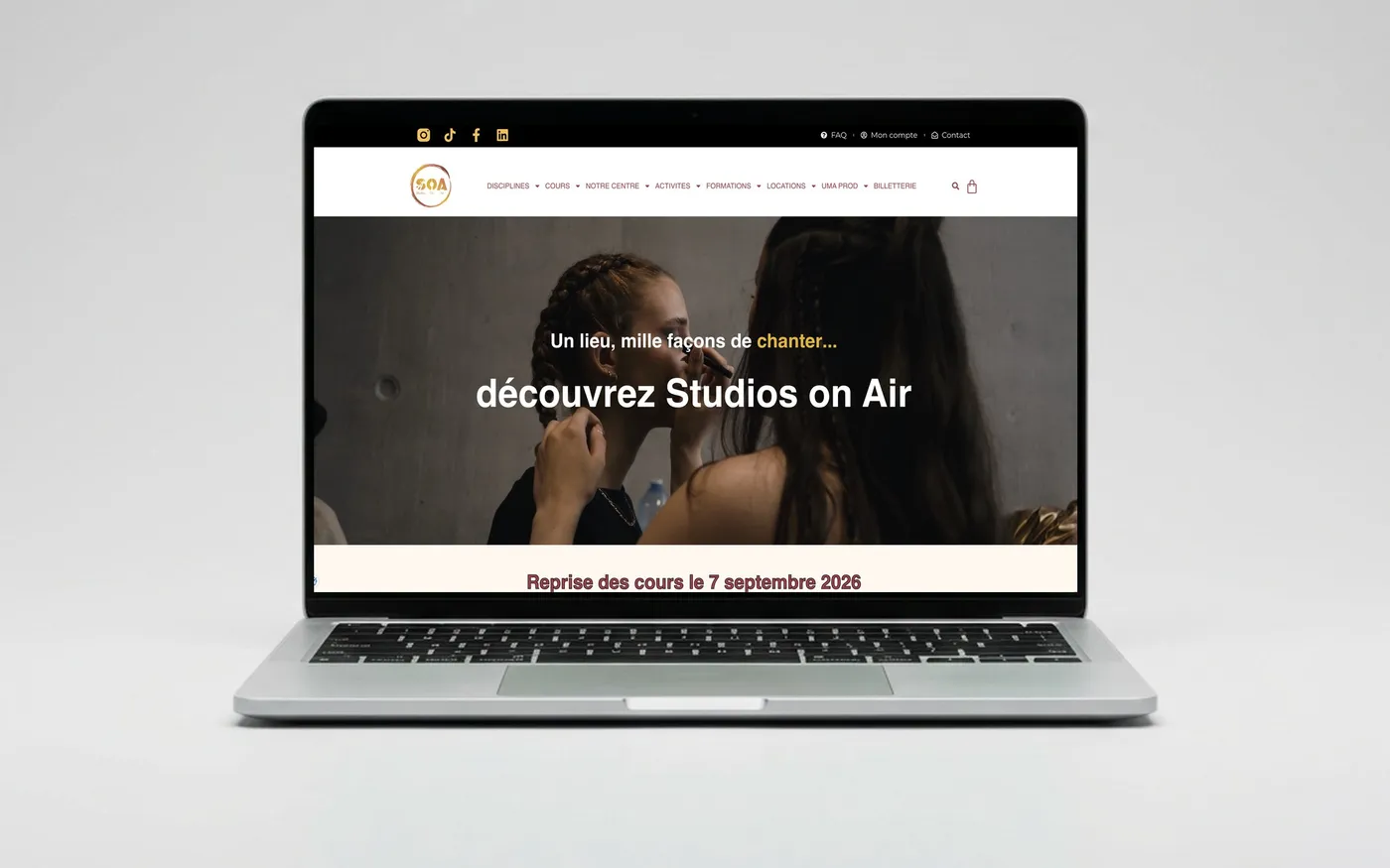 Studios On Air, projet réalisé par OVM Communication