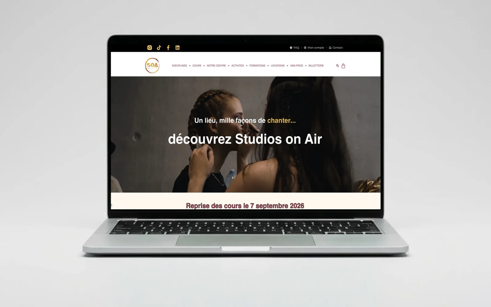 Studios On Air, projet réalisé par OVM Communication